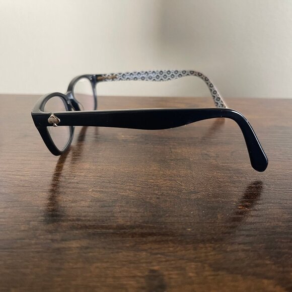Kate Spade New York Brylie Black Floral Eyeglass Frames Only 52-16-135 mm - Picture 6 of 8